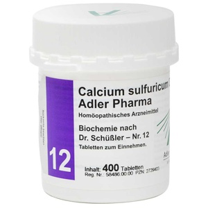 BIOCHEMIE Adler 12 Calcium sulfuricum D 6 Tabl. Produktbild