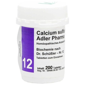 BIOCHEMIE Adler 12 Calcium sulfuricum D 6 Tabl. Produktbild