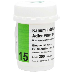 Biochemie Adler 15 Kalium jo, 200 St Tabletten Produktbild