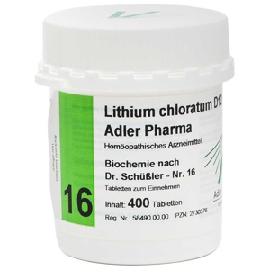 BIOCHEMIE Adler 16 Lithium chloratum D 12 Tabl. Produktbild