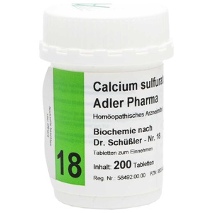 BIOCHEMIE Adler 18 Calcium sulfuratum D 12 Tabl. Produktbild