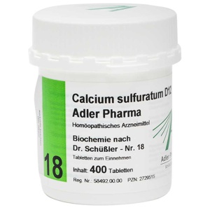 BIOCHEMIE Adler 18 Calcium sulfuratum D 12 Tabl. Produktbild