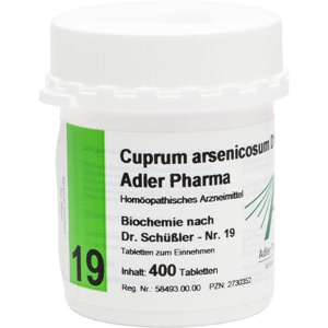 BIOCHEMIE Adler 19 Cuprum arsenicosum D 12 Tabl. Produktbild