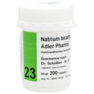 BIOCHEMIE Adler 23 Natrium bicarbonicum D 12 Tabl. Produktbild