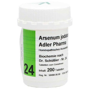 BIOCHEMIE Adler 24 Arsenum jodatum D 12 Tabletten Produktbild