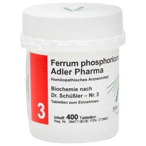 BIOCHEMIE Adler 3 Ferrum phosphoricum D 12 Tabl. Produktbild