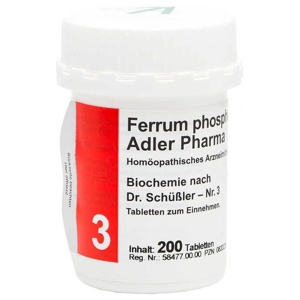 BIOCHEMIE Adler 3 Ferrum phosphoricum D 12 Tabl. Produktbild
