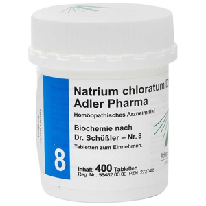 BIOCHEMIE Adler 8 Natrium chloratum D 6 Tabletten Produktbild