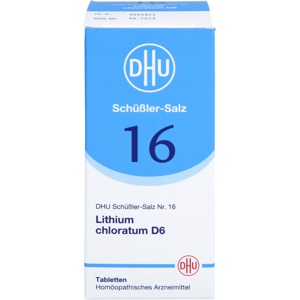 BIOCHEMIE DHU 16 Lithium chloratum D 6 Tabletten Produktbild