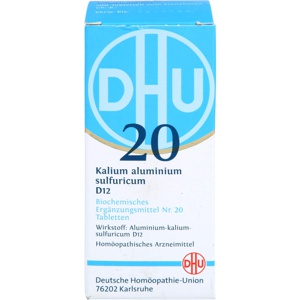 BIOCHEMIE DHU 20 Kalium alum.sulfur.D 12 Tabletten Produktbild