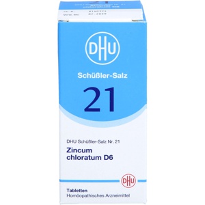 BIOCHEMIE DHU 21 Zincum chloratum D 6 Tabletten Produktbild