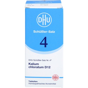 BIOCHEMIE DHU 4 Kalium chloratum D 12 Tabletten Produktbild