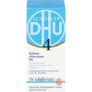 BIOCHEMIE DHU 4 Kalium chloratum D 6 Tabletten Produktbild