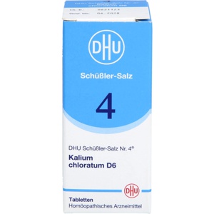BIOCHEMIE DHU 4 Kalium chloratum D 6 Tabletten Produktbild