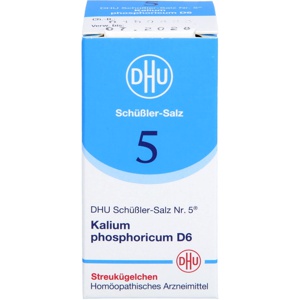 BIOCHEMIE DHU 5 Kalium phosphoricum D 6 Globuli Produktbild