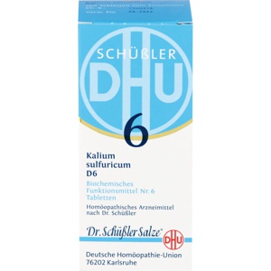 BIOCHEMIE DHU 6 Kalium sulfuricum D 6 Tabletten Produktbild