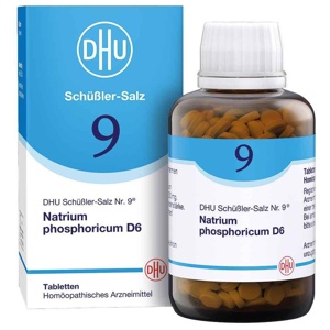DHU Schüßler-Salz Nr. 9 Natrium phosphoricum D6 Tabletten, 900 St Tabletten Produktbild
