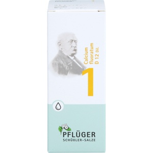 BIOCHEMIE Pflüger 1 Calcium fluoratum D 12 Tropfen Produktbild