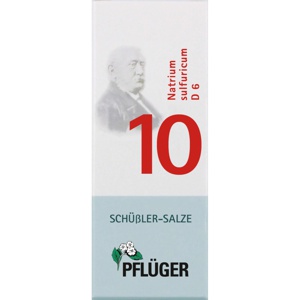 BIOCHEMIE Pflüger 10 Natrium sulfuricum D 6 Tabl. Produktbild
