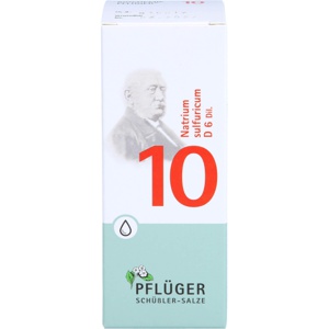 BIOCHEMIE Pflüger 10 Natrium sulfuricum D 6 Tropf. Produktbild