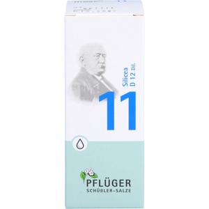 BIOCHEMIE Pflüger 11 Silicea D 12 Tropfen Produktbild