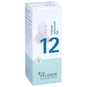 BIOCHEMIE Pflüger 12 Calcium sulfuricum D 6 Glob. Produktbild