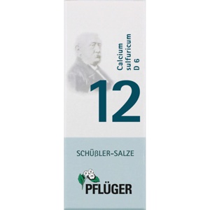 BIOCHEMIE Pflüger 12 Calcium sulfuricum D 6 Tabl. Produktbild