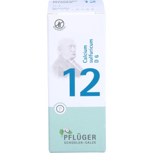 BIOCHEMIE Pflüger 12 Calcium sulfuricum D 6 Tabl. Produktbild