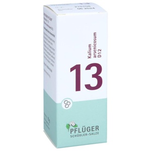 BIOCHEMIE Pflüger 13 Kalium arsenicosum D 12 Glob. Produktbild