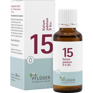 BIOCHEMIE Pflüger 15 Kalium jodatum D 6 Tropfen Produktbild