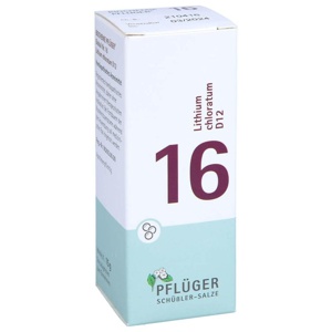 BIOCHEMIE Pflüger 16 Lithium chloratum D 12 Glob. Produktbild