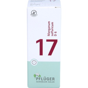 BIOCHEMIE Pflüger 17 Manganum sulfuricum D 6 Tabl. Produktbild