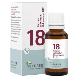 BIOCHEMIE Pflüger 18 Calcium sulfuratum D 12 Glob. Produktbild