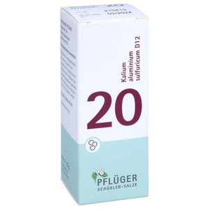 BIOCHEMIE Pflüger 20 Kalium alumin.sulfur.D 12 Gl. Produktbild