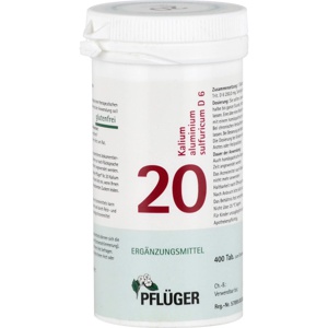 BIOCHEMIE Pflüger 20 Kalium alumin.sulfur.D 6 Tab. Produktbild
