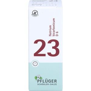 BIOCHEMIE Pflüger 23 Natrium bicarbonicum D 6 Tab. Produktbild
