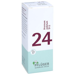 BIOCHEMIE Pflüger 24 Arsenum jodatum D 12 Globuli Produktbild