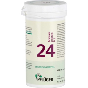 BIOCHEMIE Pflüger 24 Arsenum jodatum D 6 Tabletten Produktbild