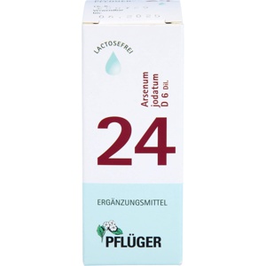 BIOCHEMIE Pflüger 24 Arsenum jodatum D 6 Tropfen Produktbild
