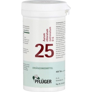 BIOCHEMIE Pflüger 25 Aurum chlorat.natron.D 6 Tab. Produktbild