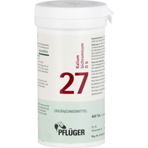 BIOCHEMIE Pflüger 27 Kalium bichromicum D 6 Tabl. Produktbild