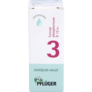 BIOCHEMIE Pflüger 3 Ferrum phosphoricum D 12 Tro. Produktbild