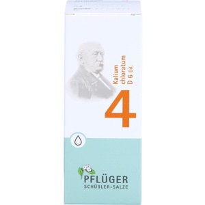 BIOCHEMIE Pflüger 4 Kalium chloratum D 6 Tropfen Produktbild