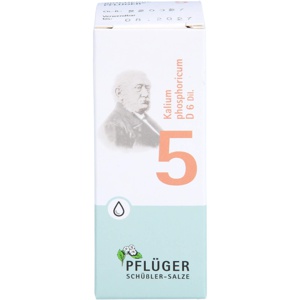 BIOCHEMIE Pflüger 5 Kalium phosphoricum D 6 Tropf. Produktbild