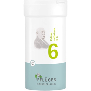 Schüßler-Salz Nr. 6 Kalium sulfuricum D6 100 g Pulver Produktbild