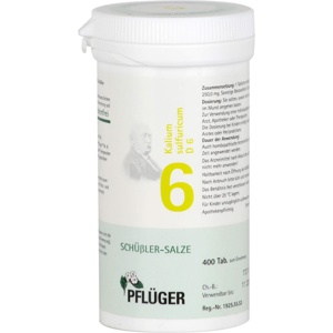 BIOCHEMIE Pflüger 6 Kalium sulfuricum D 6 Tabl. Produktbild