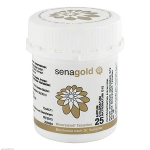 Biochemie Senagold 25 Aurum chloratum nat.D 12 Tabletten, 400 St Tabletten Produktbild