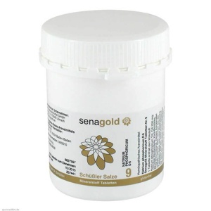 Biochemie Senagold 9 Natrium phosphoricum D 6 Tabletten, 1000 St Tabletten Produktbild