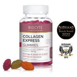 Biocyte Collagen Express kummikommid kollageeni ja C-vitamiiniga N45 toote pilt