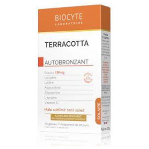 Biocyte Terracotta Autobronzant kapslid naha jume toetamiseks N30 toote pilt